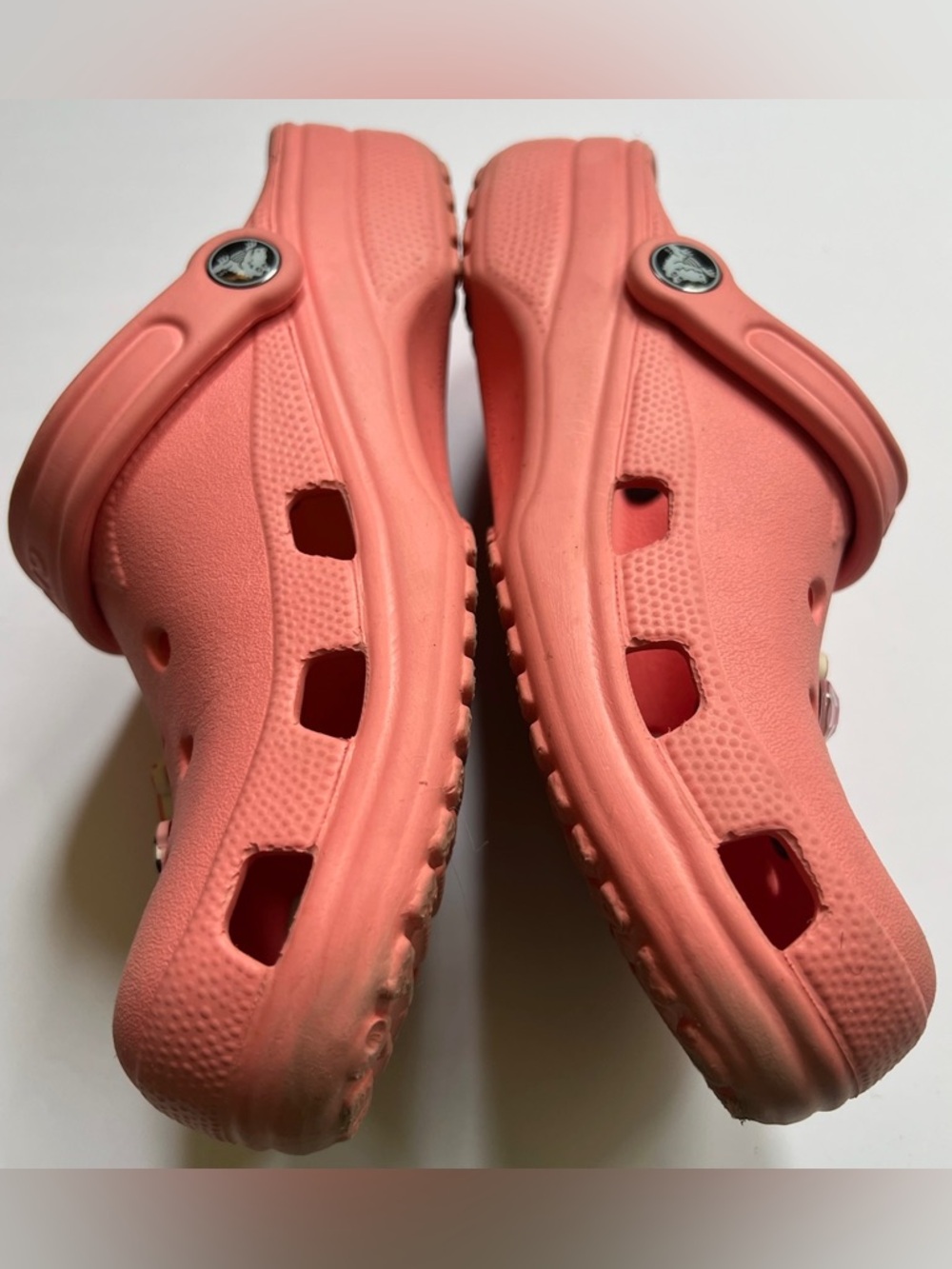 CROCS Classic Clogs Pink Unisex Women Size 8-9 / Men Size 6-7 - Picture 3 of 4